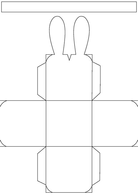 Printable Full Page Easter Basket Template